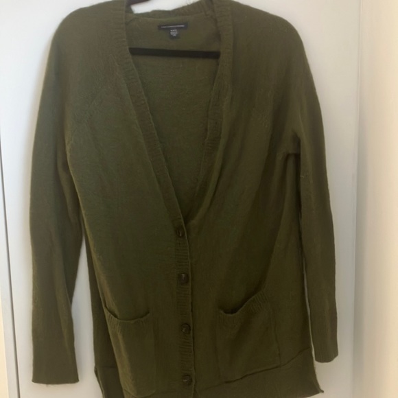 2/30 AMERICAN EAGLE Green Cardigan - Picture 1 of 4